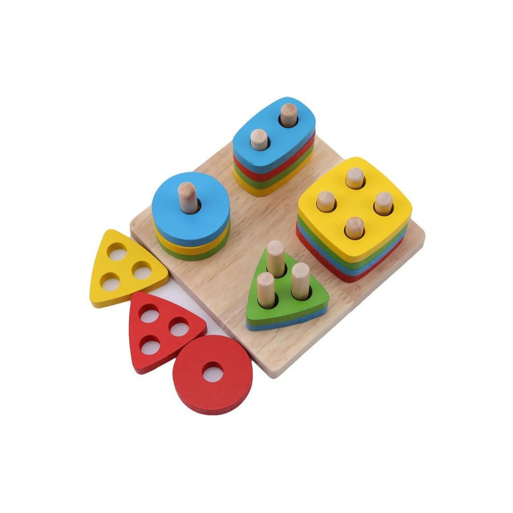 مس تيارا لعبة تكديس خشبية 