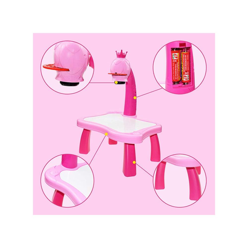  بروجيكتور دوار للأطفال مع قلم ملون ونماذج متعددة