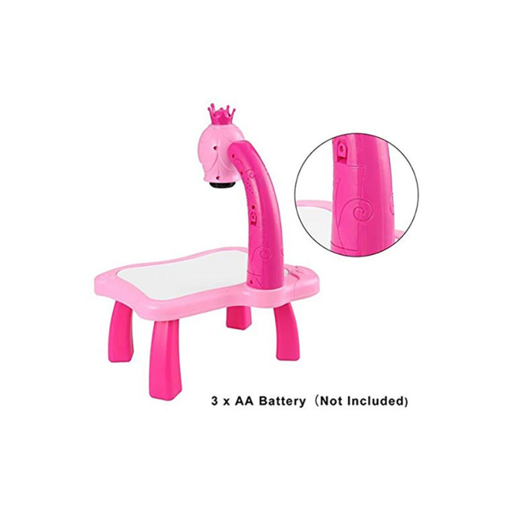  بروجيكتور دوار للأطفال مع قلم ملون ونماذج متعددة