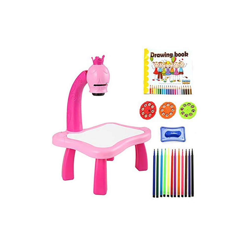  بروجيكتور دوار للأطفال مع قلم ملون ونماذج متعددة