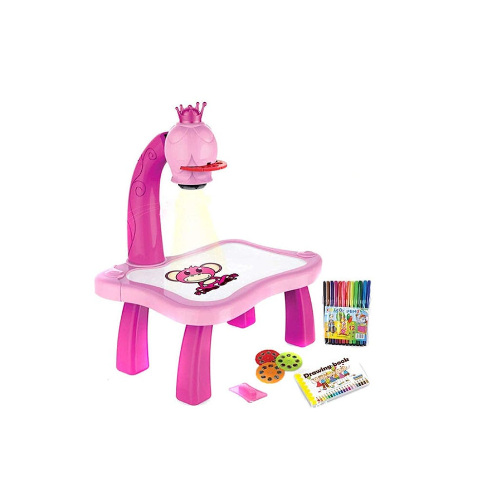  بروجيكتور دوار للأطفال مع أقلام ملونة ونماذج تعليمية