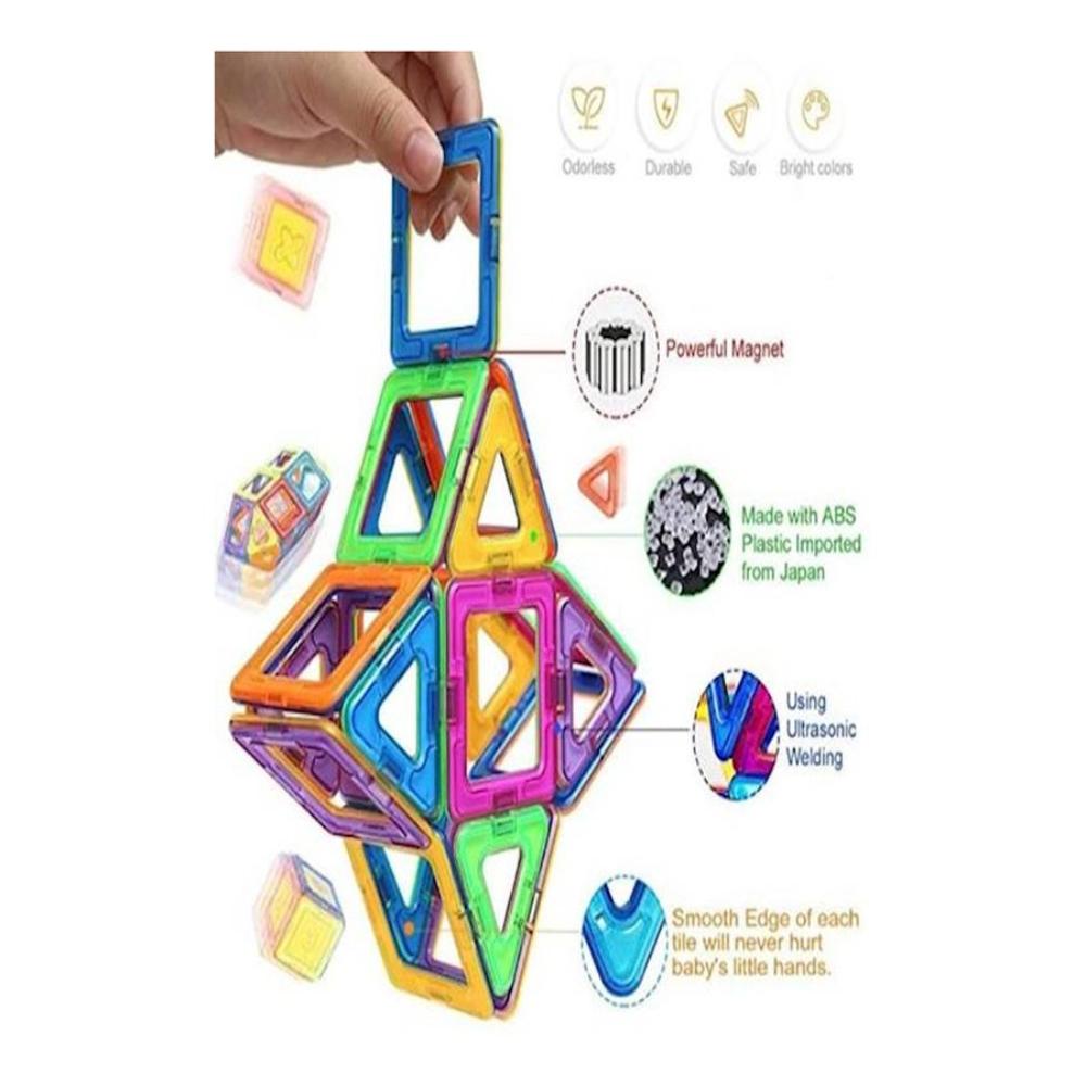  مجموعة بلاط مغناطيسية تعليمية للأطفال - 36 قطعة 