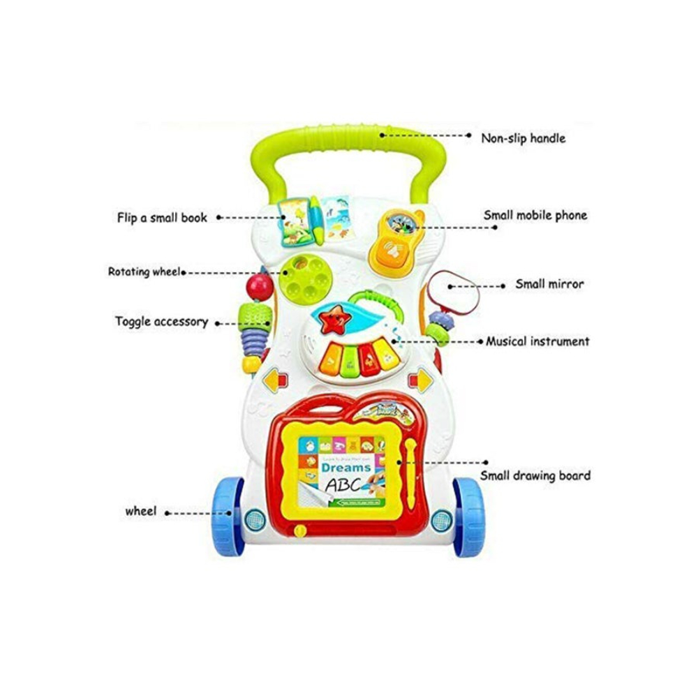 مشاية للأطفال بالموسيقى هيكل صلب الخطوة الأولى