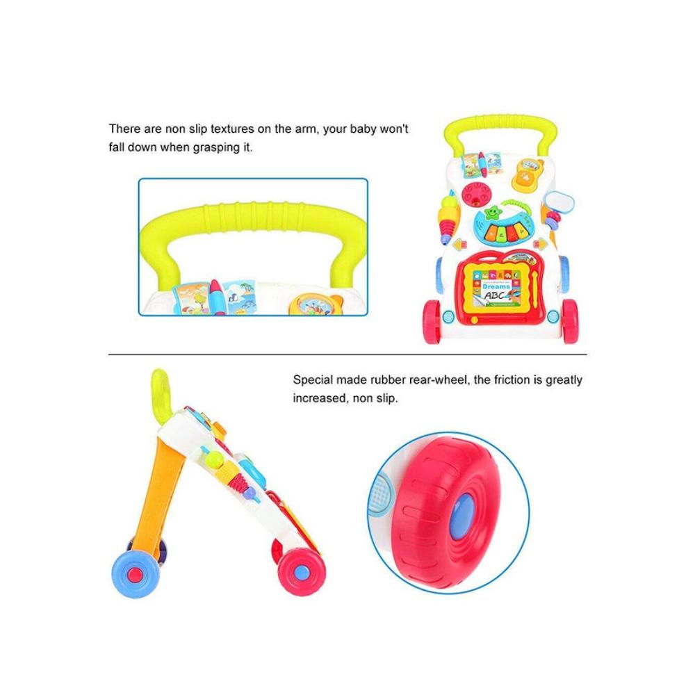 مشاية للأطفال بالموسيقى هيكل صلب الخطوة الأولى