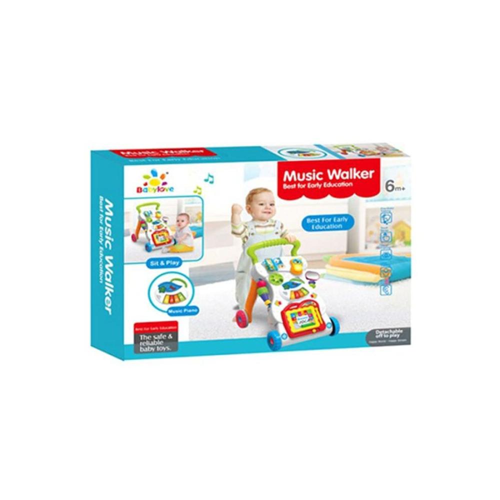 بيبي لاف مشاية أطفال بموسيقى وأضواء