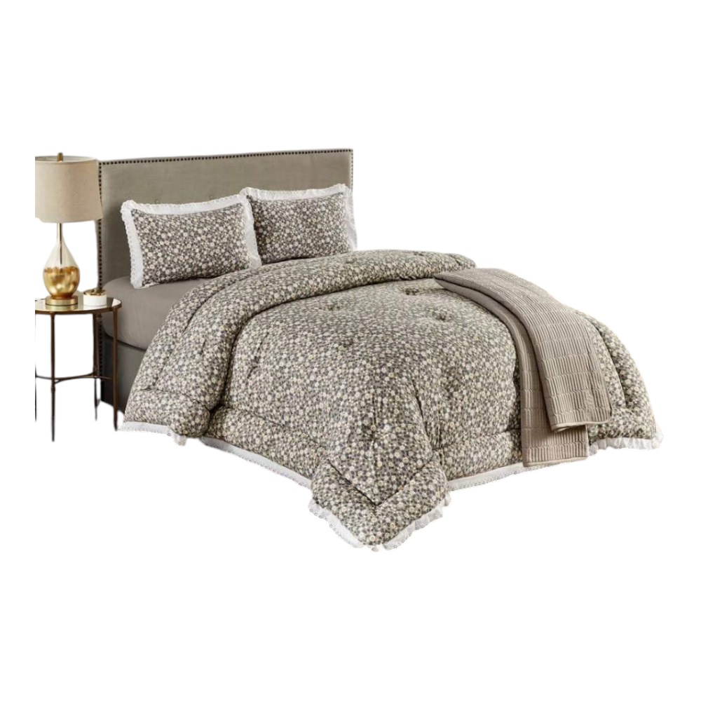 لحاف قطن بارد درجة اولى 4 قطع- مقاس 230 سم في 250 سم