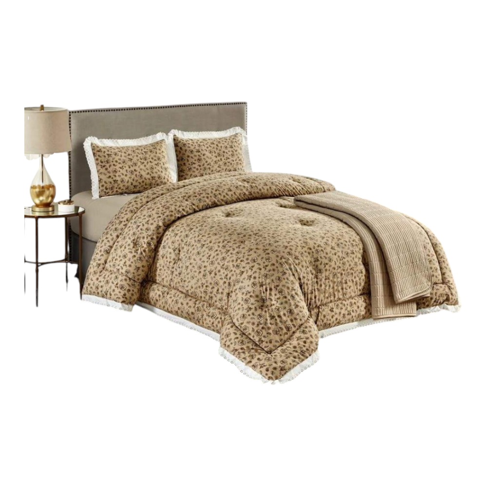 لحاف قطن بارد درجة اولى 4 قطع- مقاس 230 سم في 250 سم