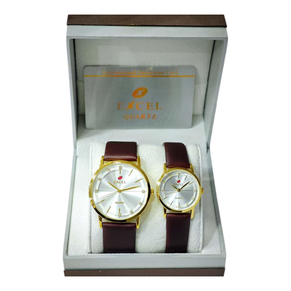 ازواج اكسل ماركة اكسيل جلد فاخرة كلاسيكية - اسود