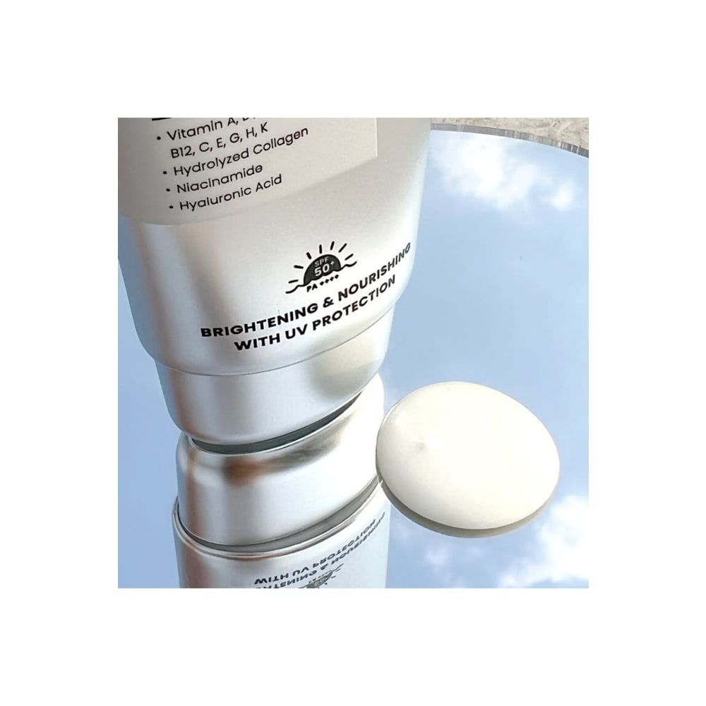 كريم الشمس بعامل SPF50+ وفيتامين C وكولاجين - K-SECRET