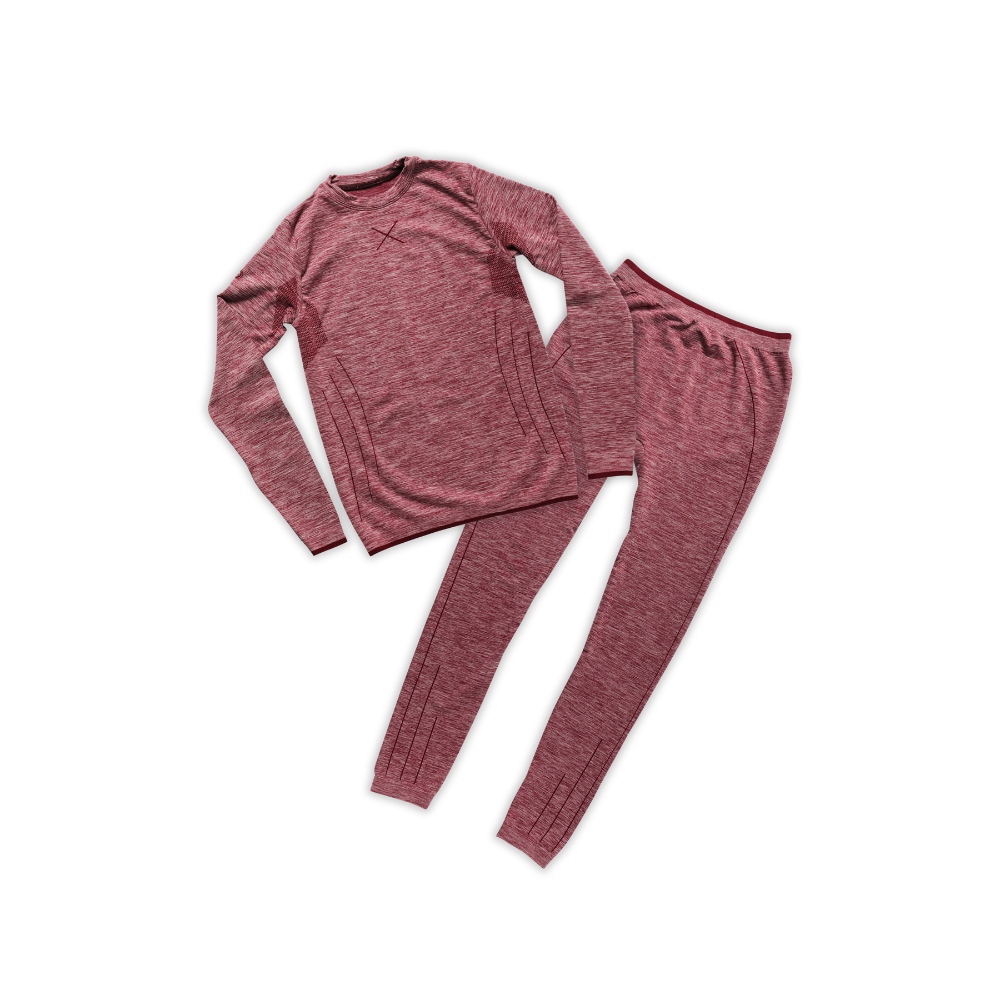 بجامة ولادية من دوريمي بدون خياطة باللون المحمر لعمر 12–13 سنة