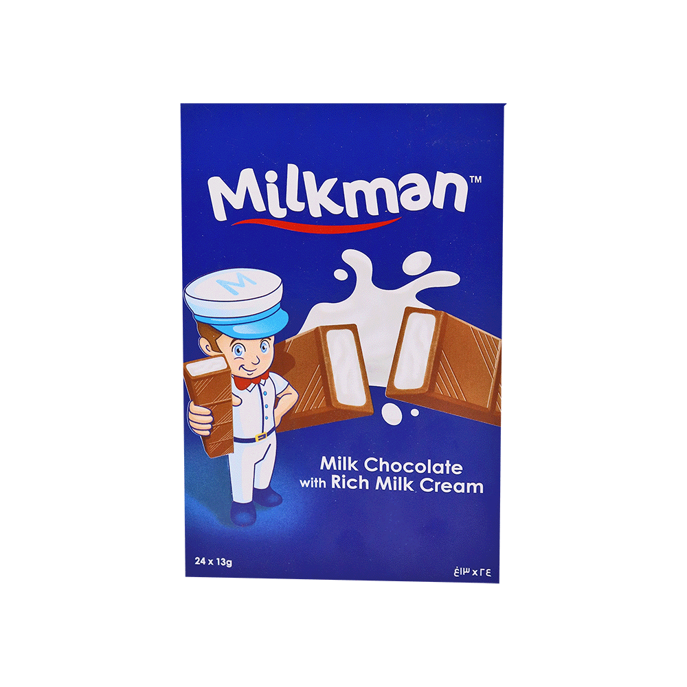 ملك مان شكلاتة بالحليب بكريمة الحليب عدد 24 قطعة- 13جم