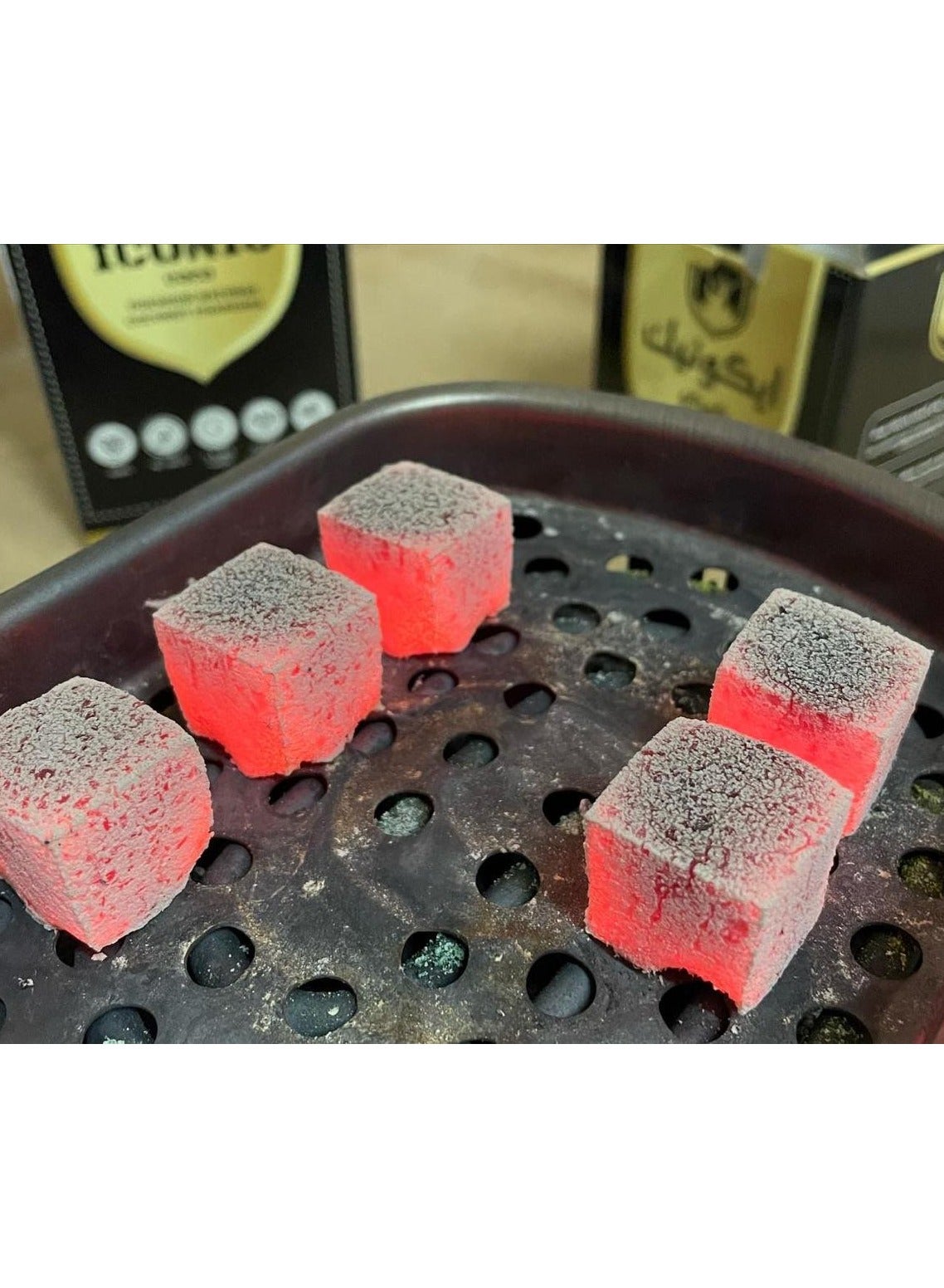 فحم طبيعي من قشور جوز الهند - 72 قطعة