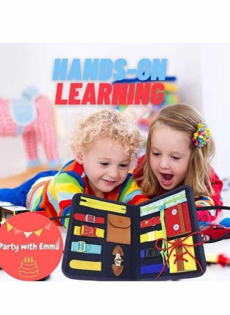  العاب حسية تعليمية إتقان ارتداء الملابس لمرحلة ما قبل المدرسة - موديل k5345