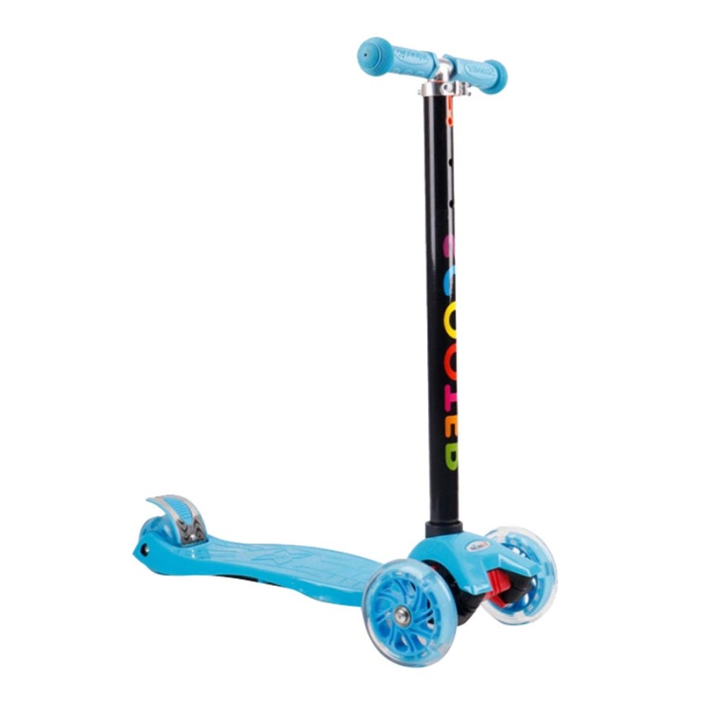 كول بيبي سكوتر دفع قابل للطي بعجلة مزودة بإضاءة LED