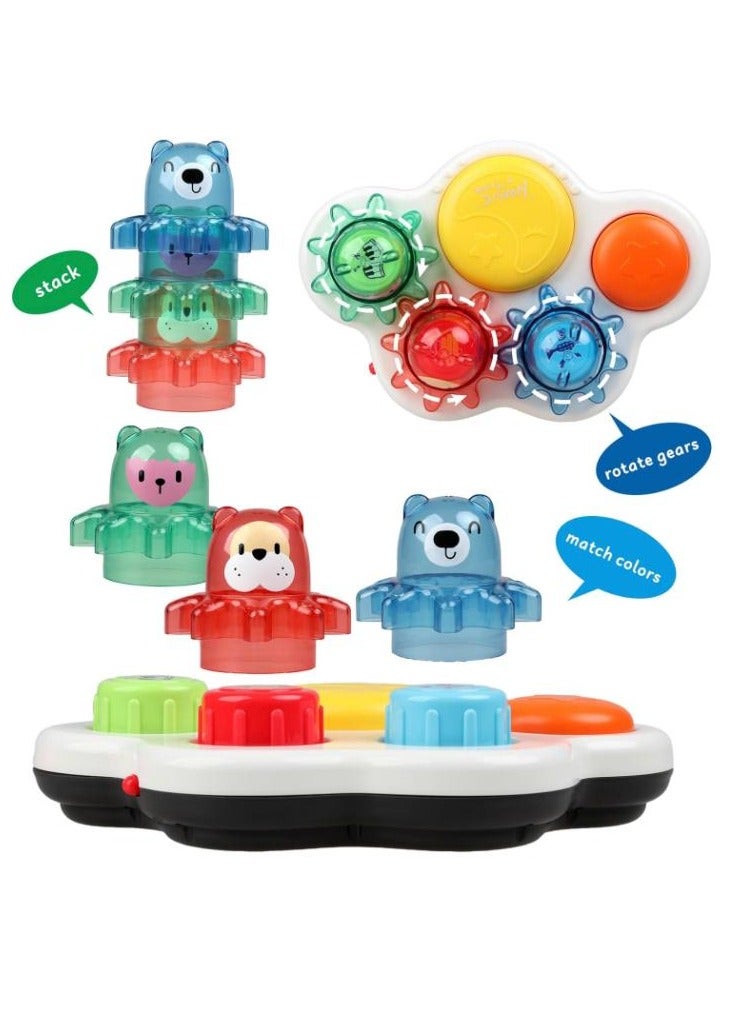 لعبة مرح لعبة المواليد الحركية والإدراكية بأصوات وأنوار