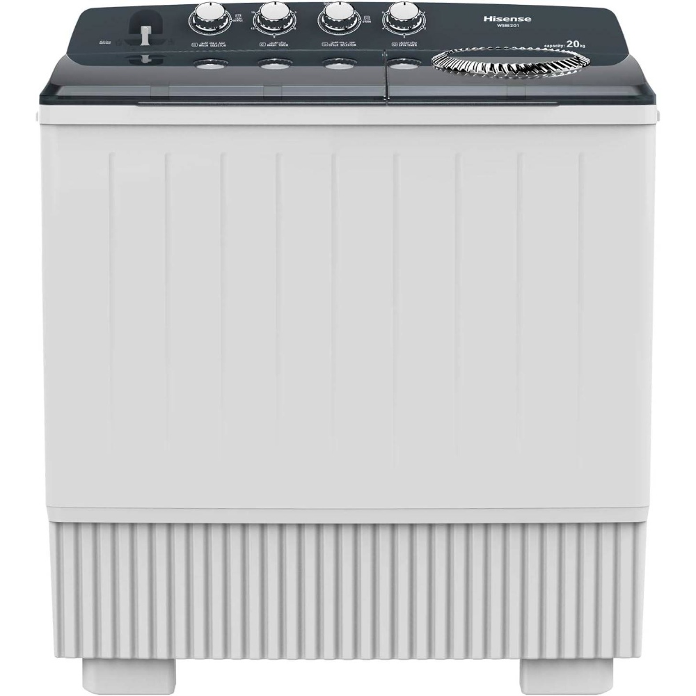 غسالة ھایسنس حوضین ٢٠ كیلو