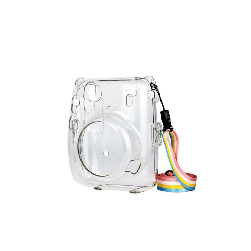 بولارويد غطاء كاميرا شفاف حماية كاملة متوافق مع instax mini 11