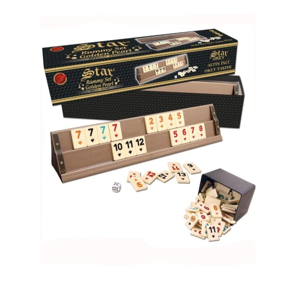 ستار لعبة أوكيه تركية خشبية مزخرفة - موديل k5193