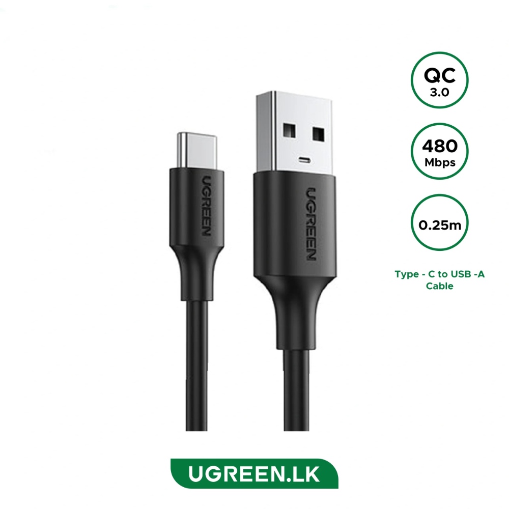 كيبل USB-A إلى لايتنينج 20 واط PD / طول 1 متر شحن سريع