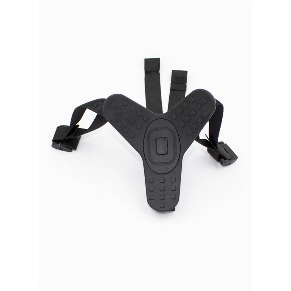 خوذة دراجة نارية مع حامل GoPro للذقن JS-D09Black - أسود
