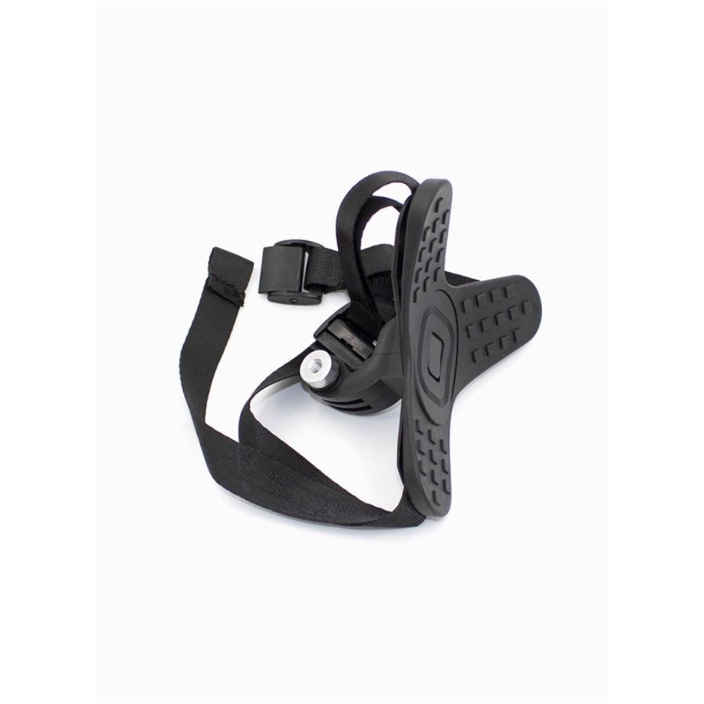 خوذة دراجة نارية مع حامل GoPro للذقن JS-D09Black - أسود