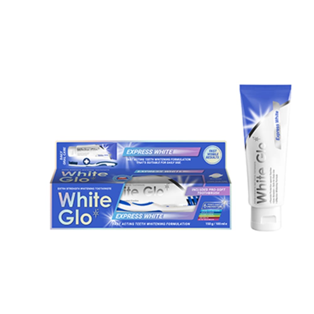 وايت جلو معجون أسنان للتبييض السريع مع فرشاة - 100 مل