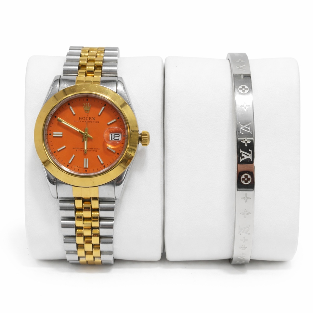 ساعة Rolex كوبي 3 – بسوار استيل أنيق