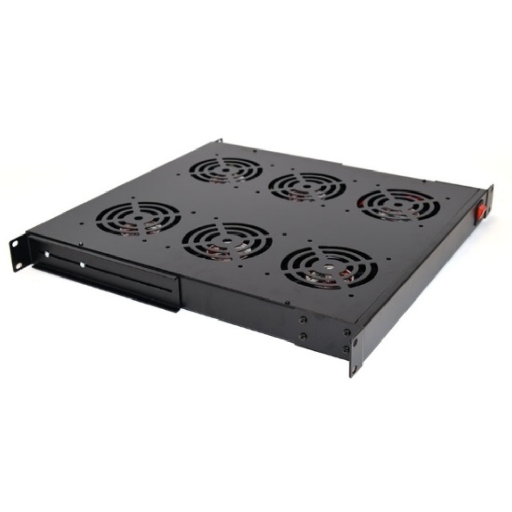 وحدة مراوح تبريد احترافية بست مراوح عالية الكفاءة مع كابل جاهز للتوصيل – من ماش الكندية