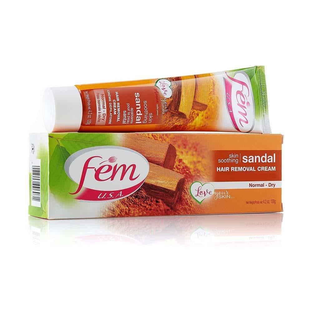 فيم كريم إزالة الشعر بالصندل المهدئ - 120 جرام