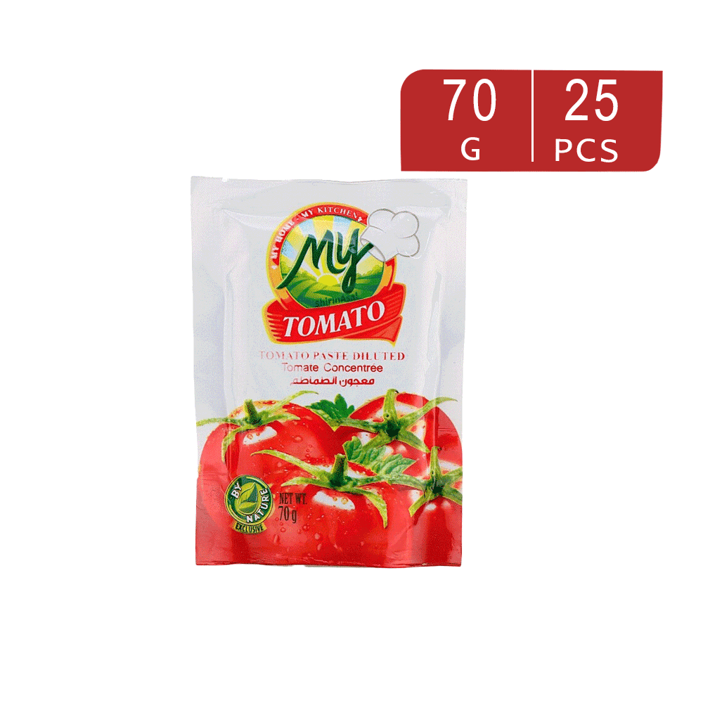 ماي توماتو معجون صلصة الطماطم 70 جم - 25 حبة