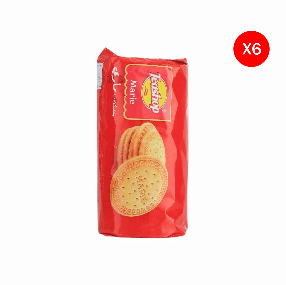 تيشوب بسكويت ماري 90 جم - 6 حبات
