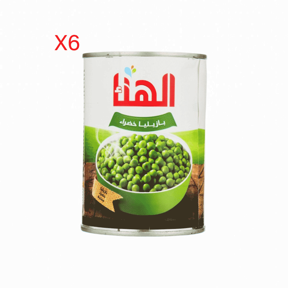 الهناء بازيليا خضراء معلبة 400 جم - 6 عُلب
