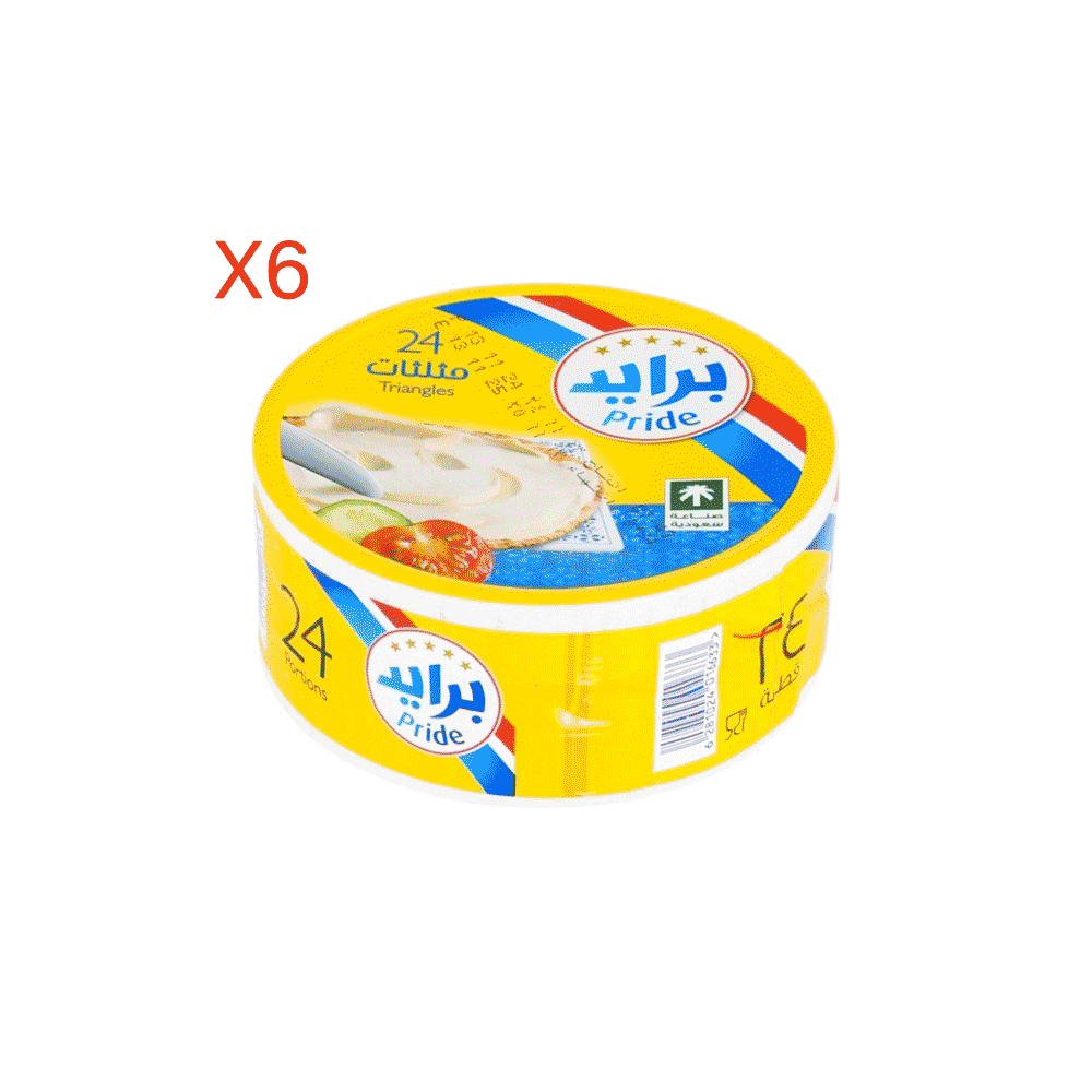 برايد جبنة مثلثات مطبوخة 24 قطعة - 3 عُلب