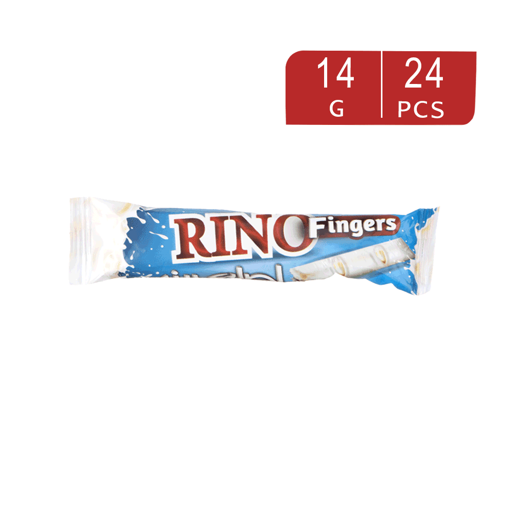 ويفر أصابع بالحليب وجوز الهند رينو  14 جم - 24 قطعة