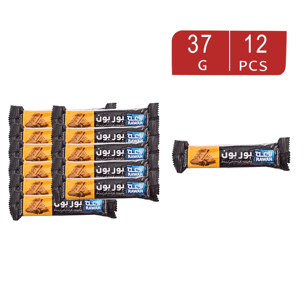  بسكويت روعة بوربون بكريمة الشوكولاتة  37 جم - 12 قطعة