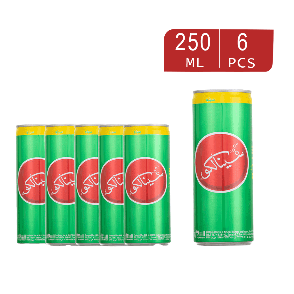 مشروب غازي سينالكو سينو  بنكهة الحمضيات  250 مل  -6 قطع