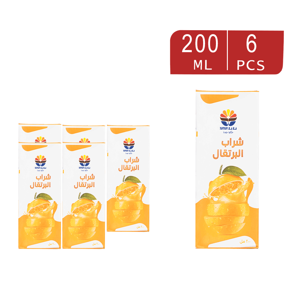 عصير نانا بالبرتقال  200 مل - 6 حبات