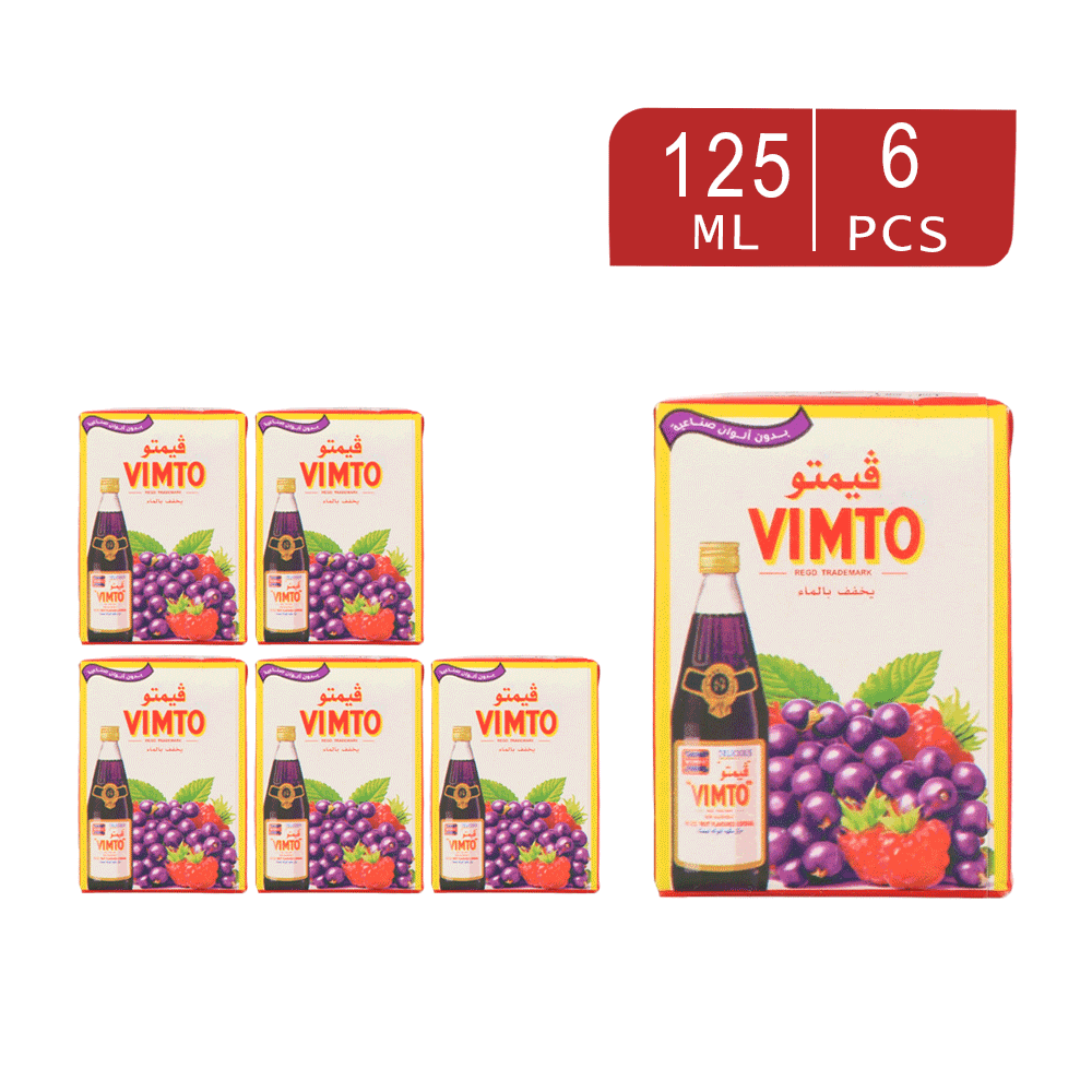 شراب فواكه فيمتو مركز  125 مل - 6 حبات