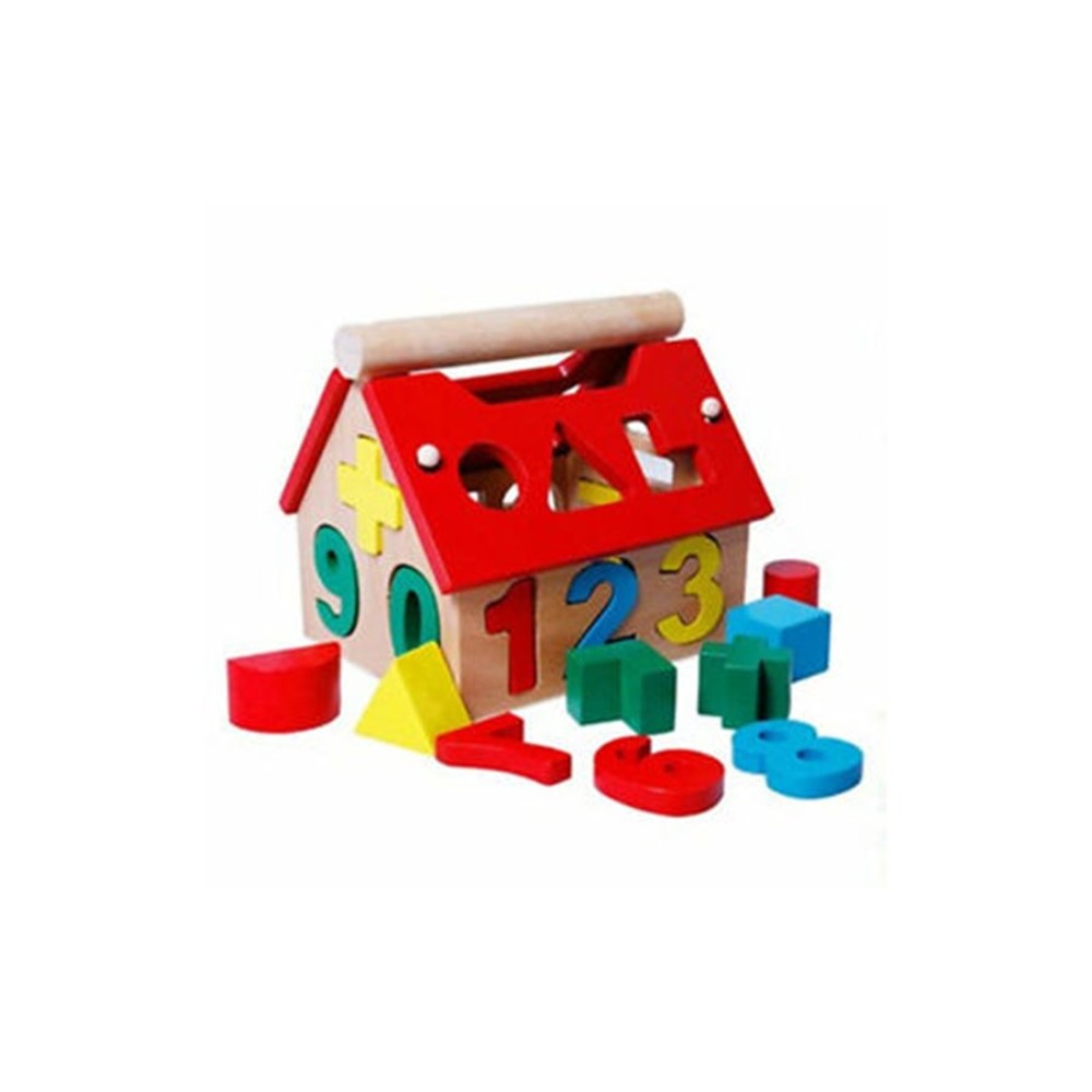  مجسم خشبي تعليمي للأطفال - 13.5x11.5x11 سم