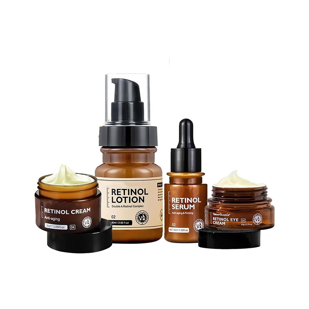 فايبرنت جلامور مجموعة الريتينول للعناية بالبشرة و إعادة تجديدها - 4  قطع