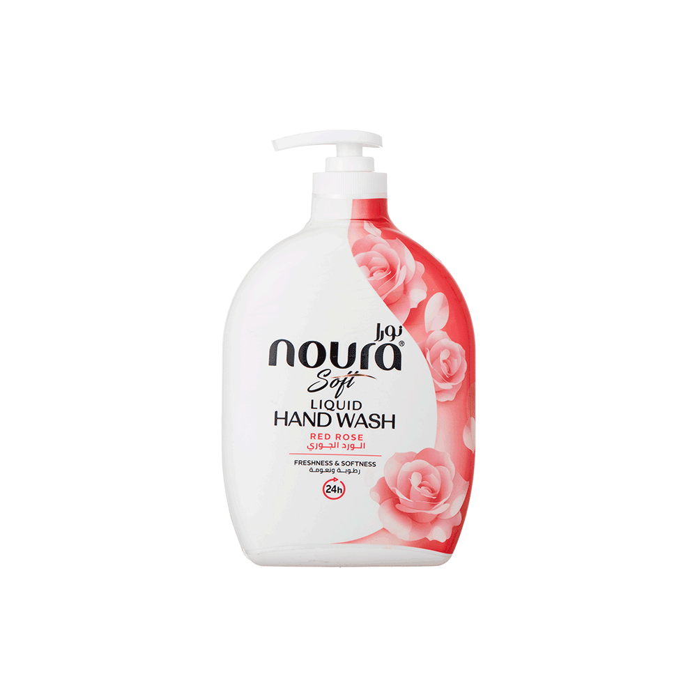 سائل غسول اليدين نورا  الورد الجوري - 500 مل
