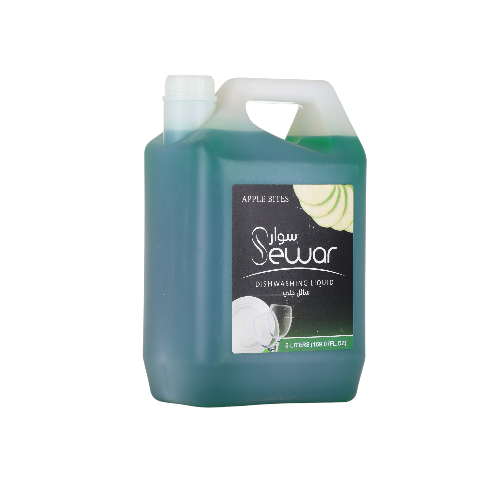  سائل جلي سوار برائحة التفاح الاخضر - 5 لتر
