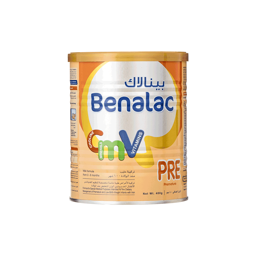 بينالاك حليب أطفال بريميتور لتنظيم التغذية للرضع الخدج من الولادة حتى 6 أشهر- 400 جم 