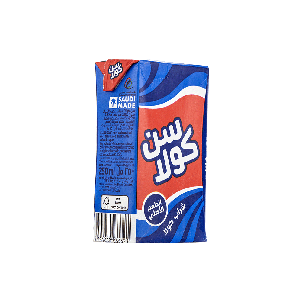 سن كولا شراب بنكهة الكولا - 250 مل