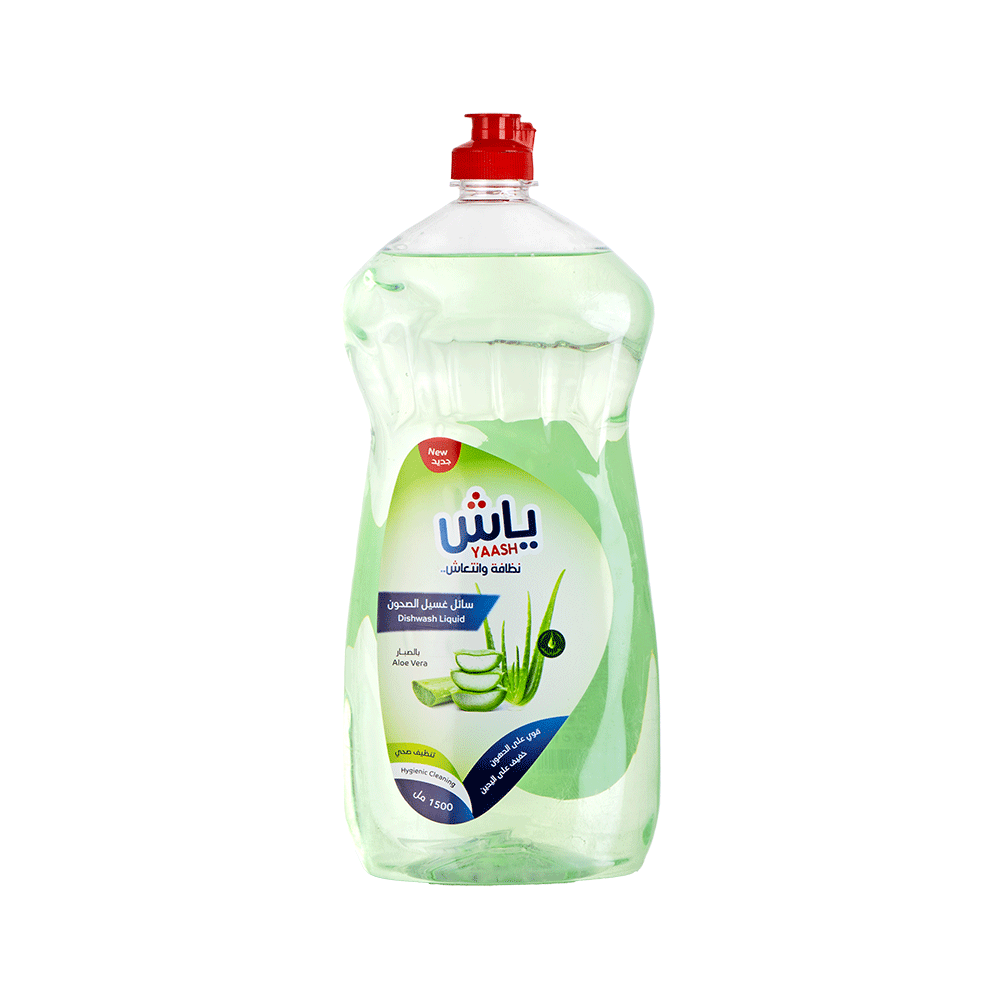 ياش سائل غسيل الصحون برائحة الصبار - 1500 مل