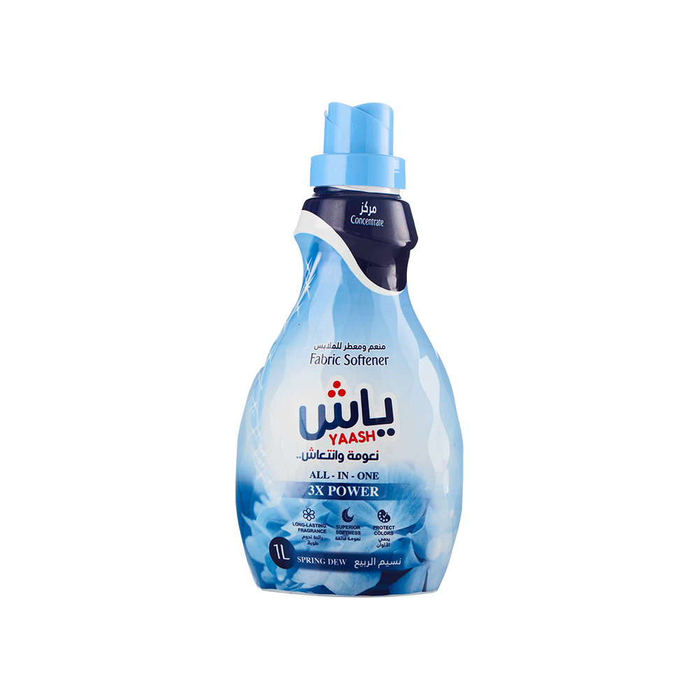 ياش منعم ومعطر للملابس نسيم الربيع - 1 لتر