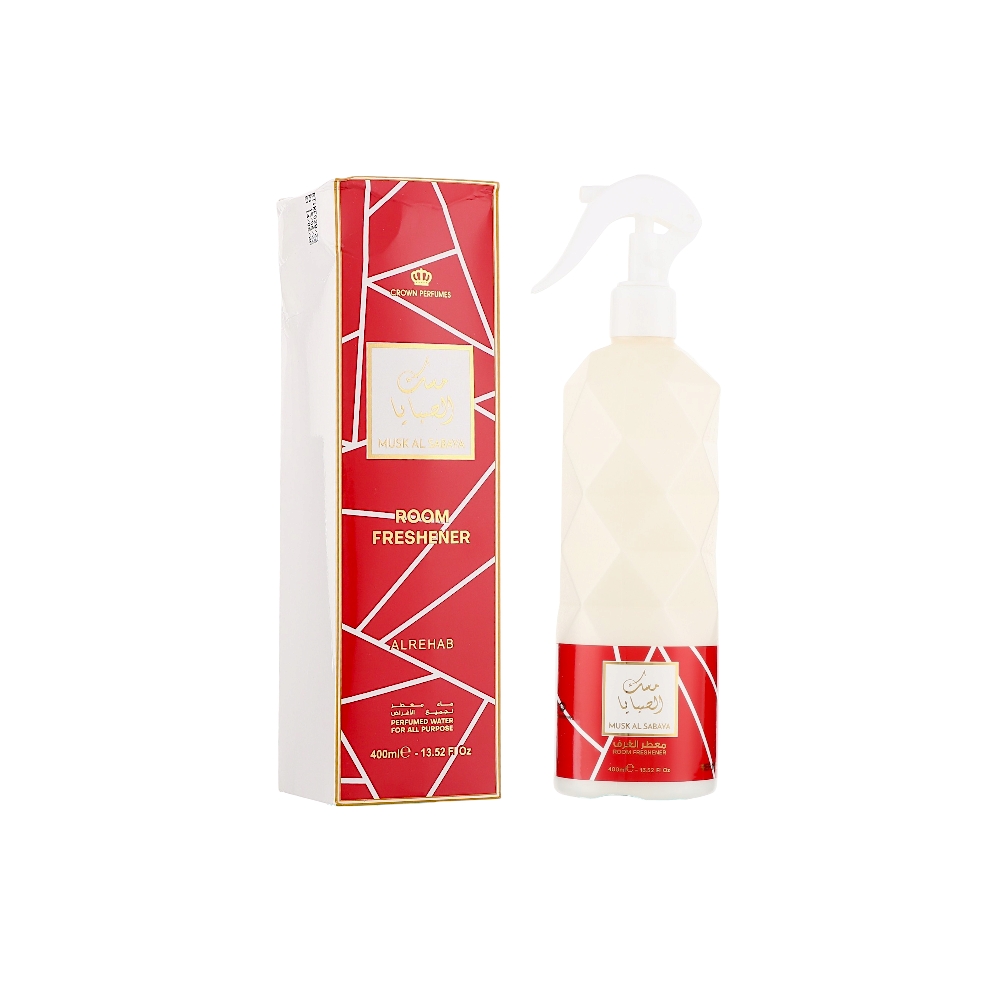 الرحاب ماء معطر الغرف مسك الصبايا لجميع الأغراض - 400 مل 