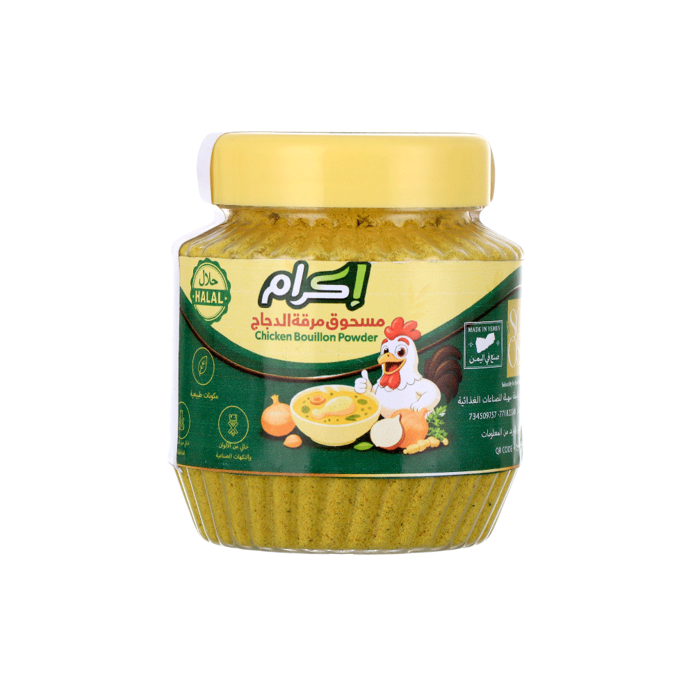  مسحوق مرقة دجاج اكرام طبيعي 130 جم 