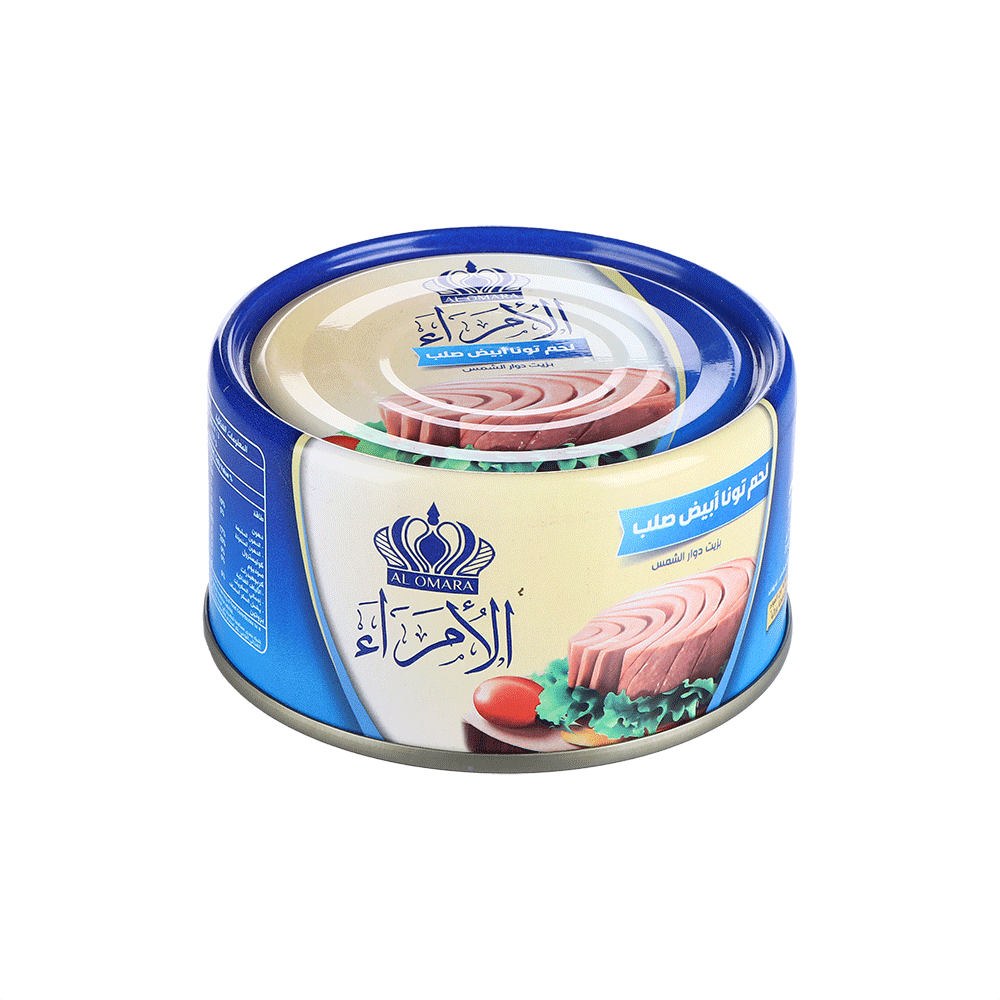 الامراء لحم تونة ابيض بزيت دوار الشمس - 185 جم 