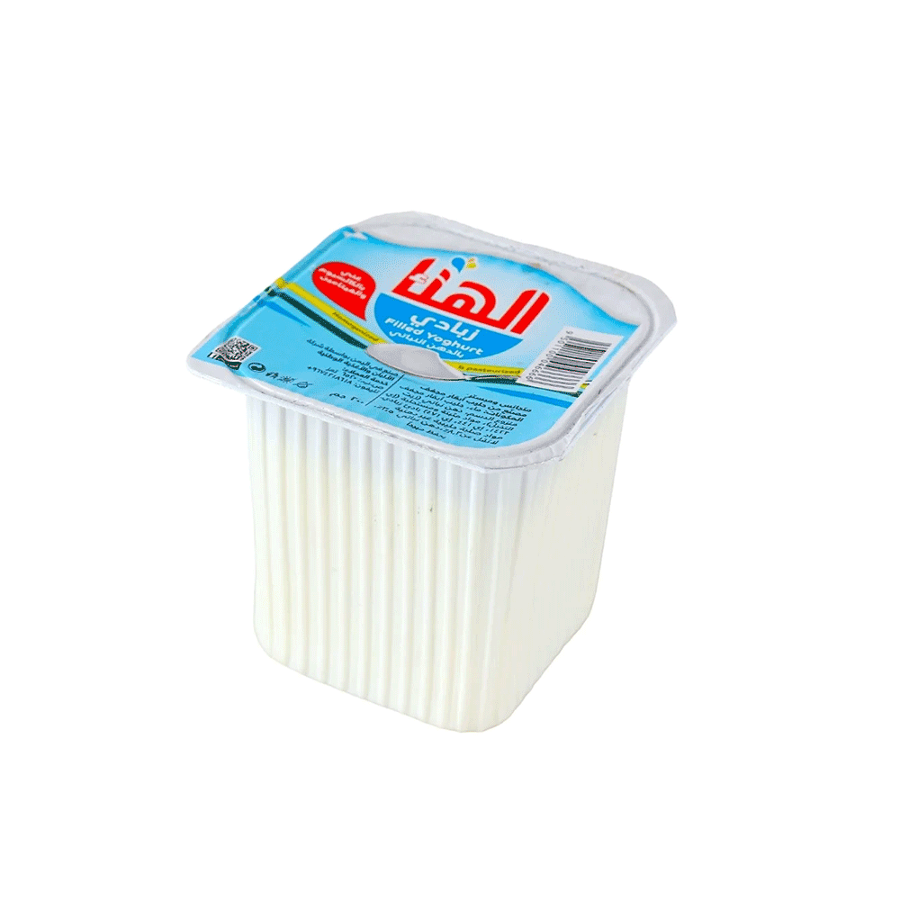 الهناء زبادي صغير كامل الدسم - 200 جم 